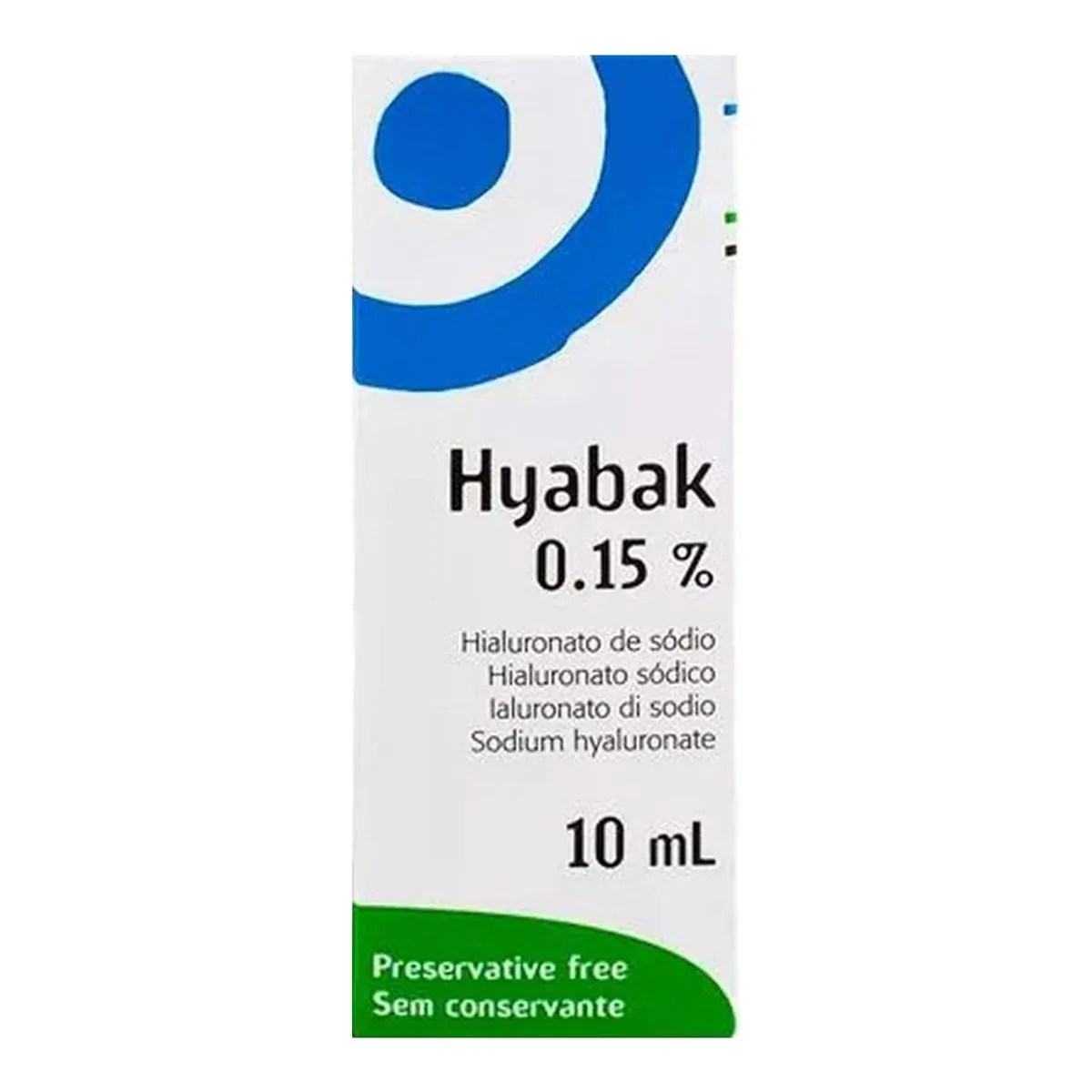 Colírio Lubrificante e Hidratante Hyabak 15% 10ml