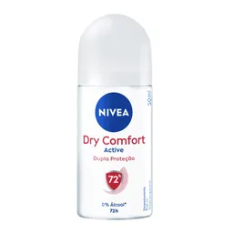 Desodorante Antitranspirante Roll-On Nivea Dry Comfort Feminino 50ml