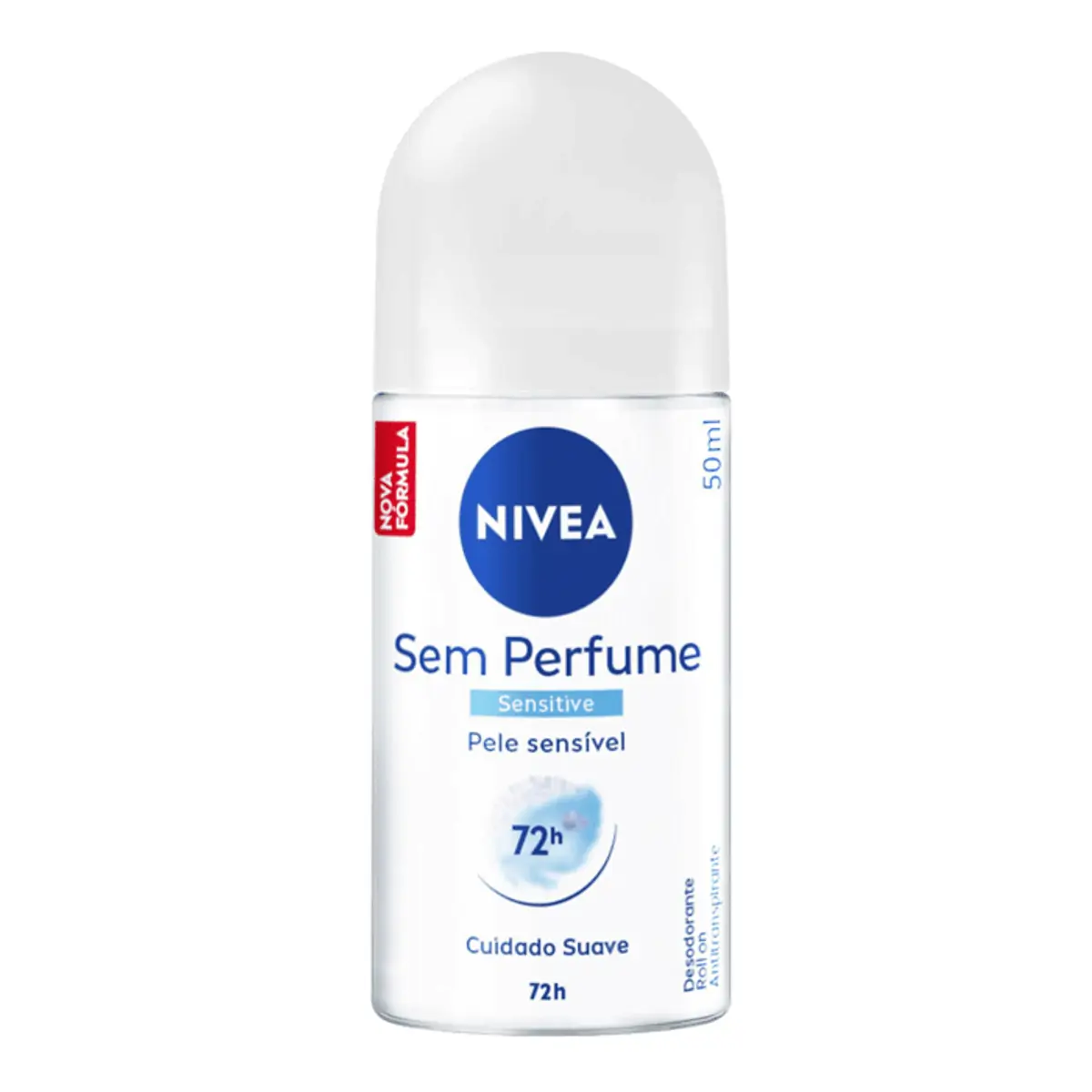 Desodorante Antitranspirante Roll On Nivea Sem Perfume 50ml