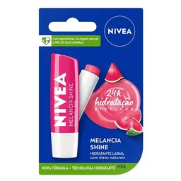 Hidratante Labial Nivea Melancia Shine Hidratação Profunda 4,8g