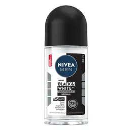 Desodorante Antitranspirante Roll On Nivea Men Black&White Invisible 50ml