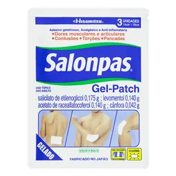Analgésico e Anti-inflamatório Salompas Gel-Patch 3 Adesivos
