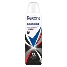 Desodorante Antitranspirante Aerosol Feminino Rexona Antibacterial + Invisible 72 horas 150ml