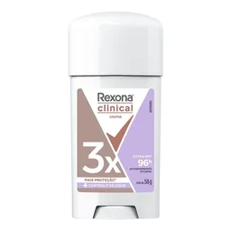 Desodorante Antitranspirante Rexona Clinical Extra Dry 58g Creme