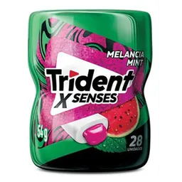Chiclete Trident Garrafa x Senses Melancia Mint 54g