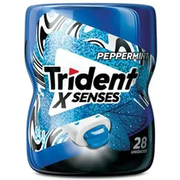 Goma de Mascar Trident X Sense Peppermint Zero Açucar 28 Unidades