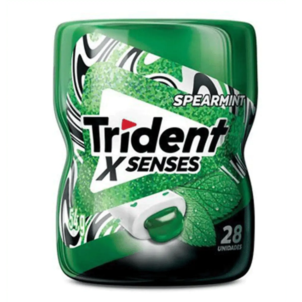 Chiclete Trident Garrafa x Sense Spearmint 28 Unidades