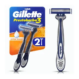Aparelho de Barbear Gillette Prestobarba3 Extra Suave 2 Unidades