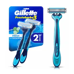 Aparelho De Barbear Gillette Prestobarba3 Cool 2 Unidades