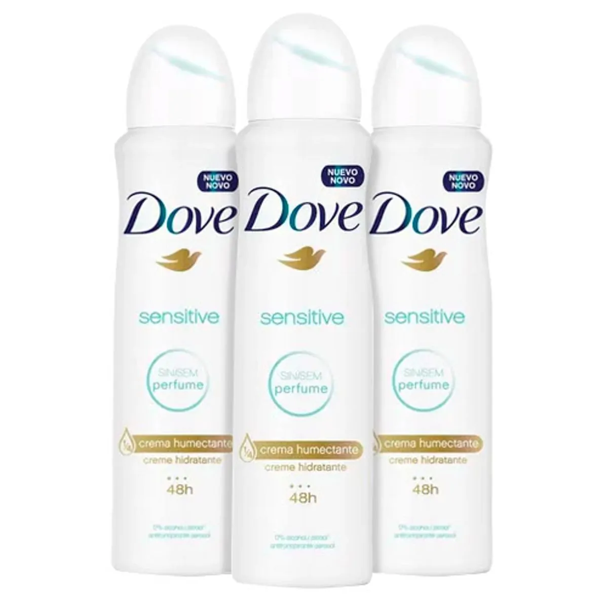 Desodorante Aerosol Dove Sensitive Sem Perfume 150ml