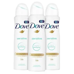 Desodorante Aerosol Dove Sensitive Sem Perfume 150ml