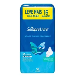 Absorvente Externo Sempre Livre Adapt Plus 16 Unidades