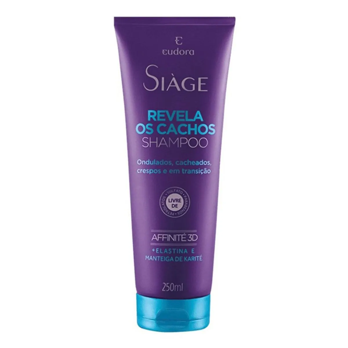 Shampoo Revela Cachos Eudora Siàge 250ml