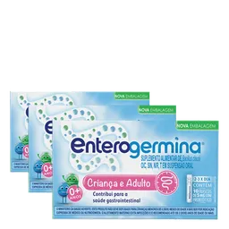 Probiótico Enterogermina 5ml Sanofi 10 Frascos