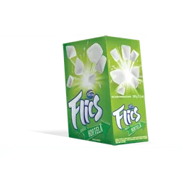 Goma de mascar sabor Hortelã 208g - Flic s
