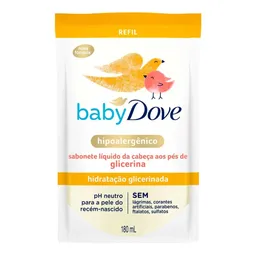 Sabonete Líquido Dove Baby Hidratação Glicerinada Refil 180ml