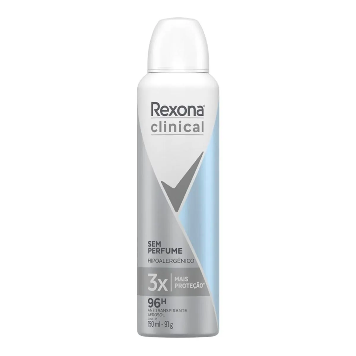 Desodorante Aerosol Rexona Clinical  Sem Perfume 150ml