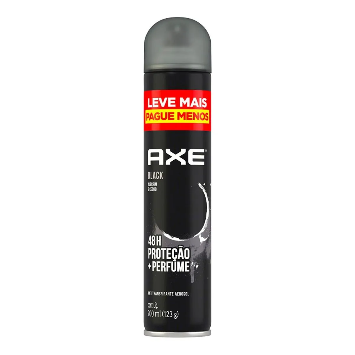 Desodorante Masculino Axe Black Alecrim e Cedro 48h 150ml
