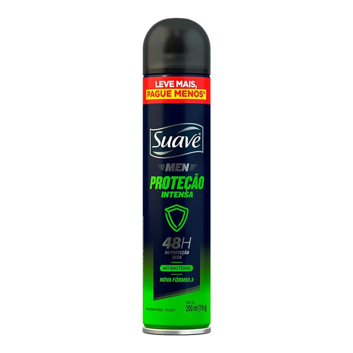 Desodorante Suave Men Proteção Intensa Antibacterial 200ml
