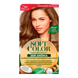 Tinta de Cabelo Wella Soft Color 70 Louro Natural