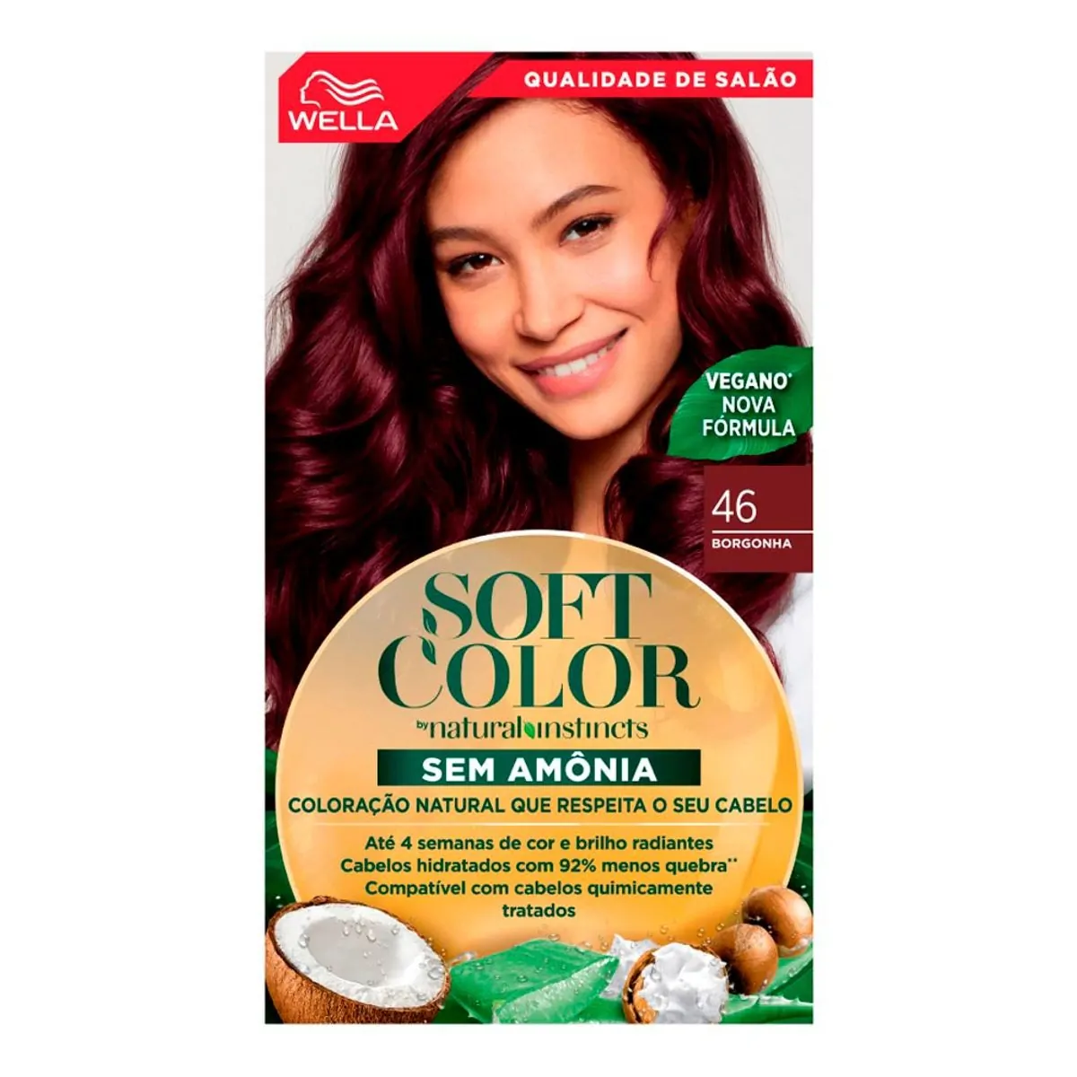 Tinta de Cabelo Wella Soft Color 46 Borgonha