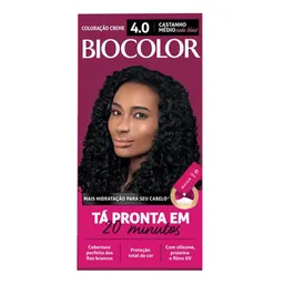 Tinta de Cabelo Biocolor 4.0 Castanho Médio Nada Básico