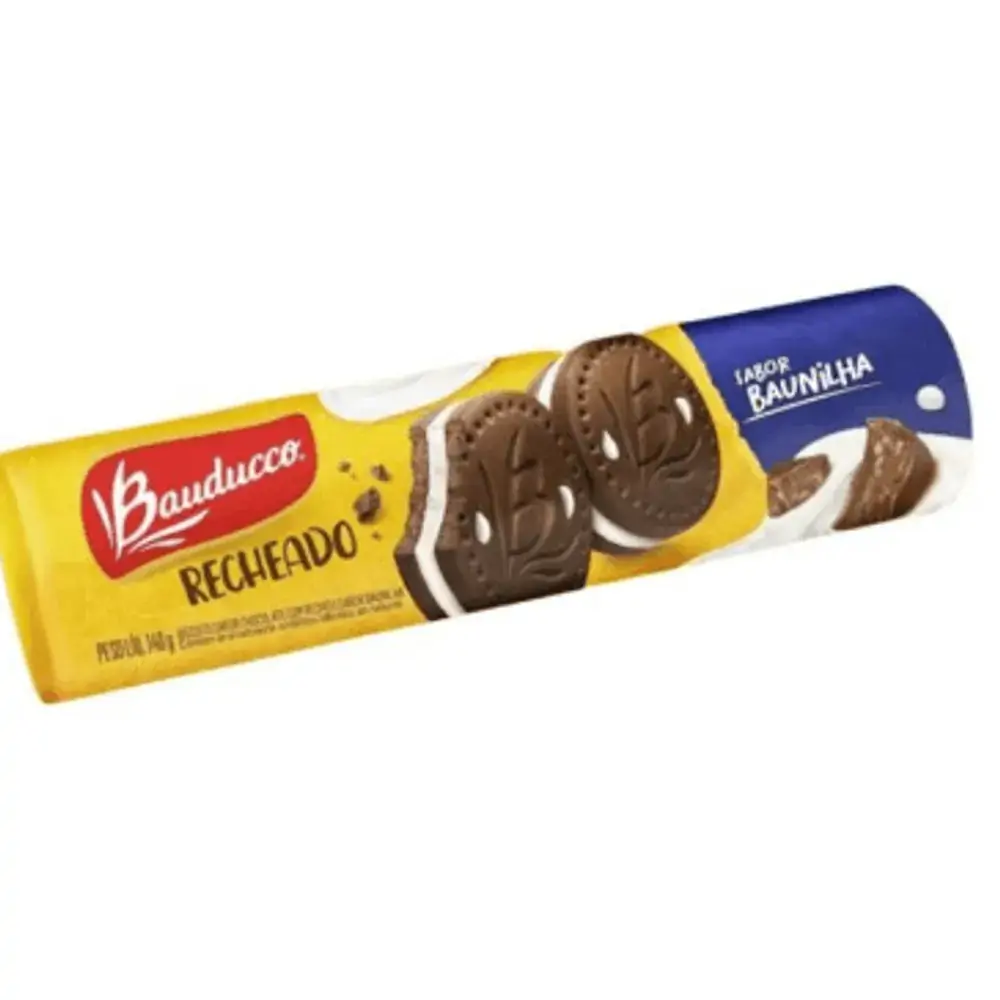 Biscoito Gulosos sabor Baunilha com Chocolate com 140g- Bauducco