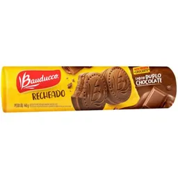 Biscoito recheado sabor duplo chocolate de 140g - Bauducco