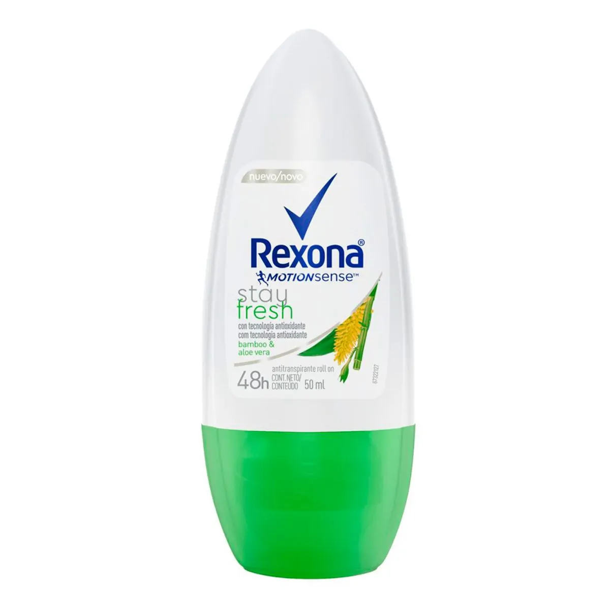 Desodorante Rexona Roll On Bamboo & Aloe Vera Feminino 50ml