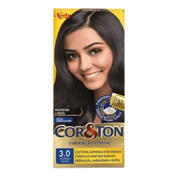 Tinta de Cabelo Niely Cor&Ton 3.0 Castanho Escuro