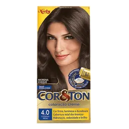 Tinta de Cabelo Niely Cor&Ton 4.0 Castanho Médio