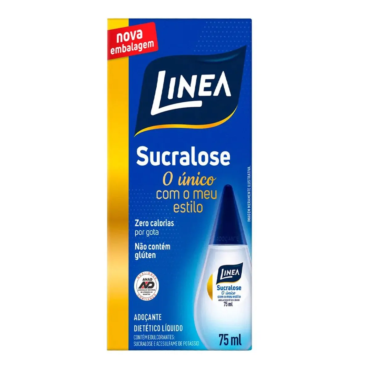 Adoçante Linea Sucralose Gotas 75ml