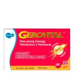 Polivitamínico Gerovital 30 Cápsulas