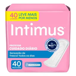 Absorvente Protetor Diário Intimus® Cuidado Diário 40 unidades