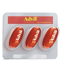 Analgésico e Anti-inflamatório Advil 400mg 3 Cápsulas
