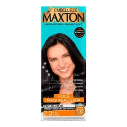 Tinta de Cabelo Embelleze Maxton Creme 2.0 Preto Natural