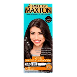 Tinta de Cabelo Embelleze Maxton Creme 5.0 Castanho Claro