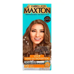Tinta de Cabelo Embelleze Maxton 7.0 Louro Natural