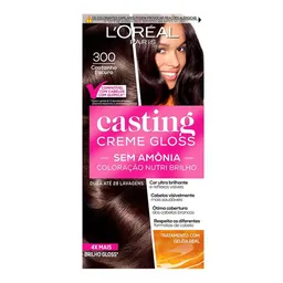 Tinta de Cabelo L’Oréal Paris Casting Creme Gloss 300 Castanho Escuro