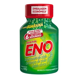 Antiácido Sal de Fruta Eno 2,24g + 0,5g + 2,13g 100g Guaraná