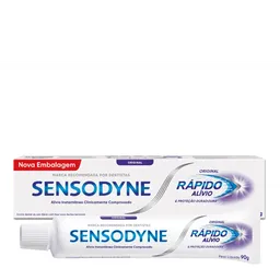 Pasta de Dente Sensodyne Rápido Alívio Dentes Sensíveis 90g