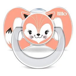 Chupeta Bico de Silicone Funny Animais 0m+ Rosa - Lillo