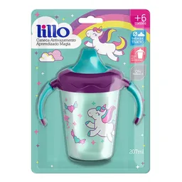 Caneca Antivazamento Lillo Magia Aprendizado 6+ Meses 207ml