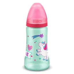 Copo Colors Magia Rosa Bico De Silicone Unicornio - Lillo