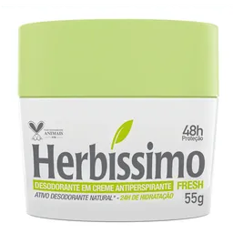 Desodorante Creme Antitranspirante Fresh Herbissimo 55G