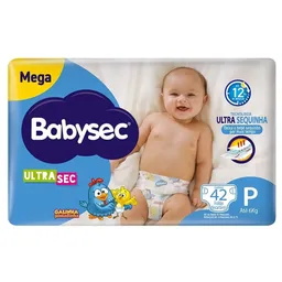 Fralda Babysec Galinha Pintadinha Ultrasec P 42 Unids
