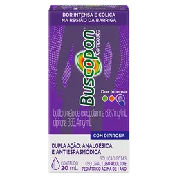 Analgésico e Antiespasmódico Buscopan Composto 6,67mg/ml 20ml Solução Gotas