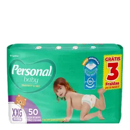 Fralda Personal Baby Protect & Sec XXG 50 Unidades