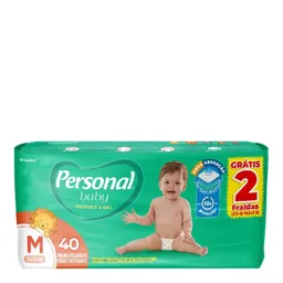 Fralda Personal Baby Protect & Sec M 40 Unidades