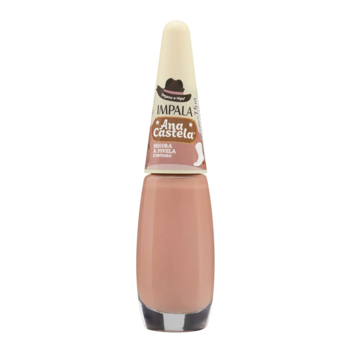 Esmalte Cremoso Impala Ana Castela Rosa Segura a Fivela 7,5ml